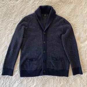 J. Crew Wool Blue Sweater Cardigan